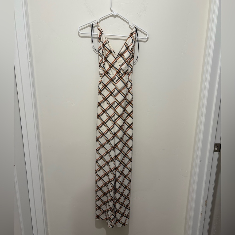 NWOT Forever 21 plaid jumpsuit